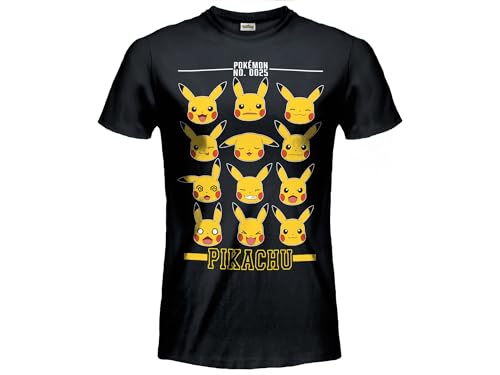 T-shirt Pikachu Smorfie imprimé durable qui ne s'efface pas au lavage