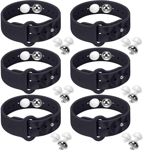Image of Motion Sickness Bracelets for Travel: Acupressure Anti Nausea Wristband for Morning Sickness - Sea Sickness Wristbands for Car Boat Air - Nausea Bands for Motion Sickness 3 Pair Black