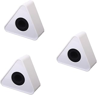 NOLITOY 3Pcs Microfonos Inalambricos Microfone Portátil Sem Fio Para Falar Microfone Estação De Bandeira Estação De Microfone Triangular Nterview Mic Logo O Suporte De Sinal Adereços