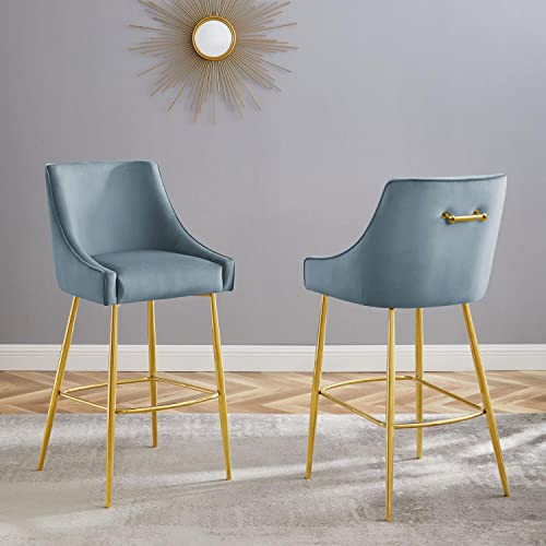 Modway Eei-6037-Lbu Discern Bar Stools - Set Of 2, Light Blue #TOP2