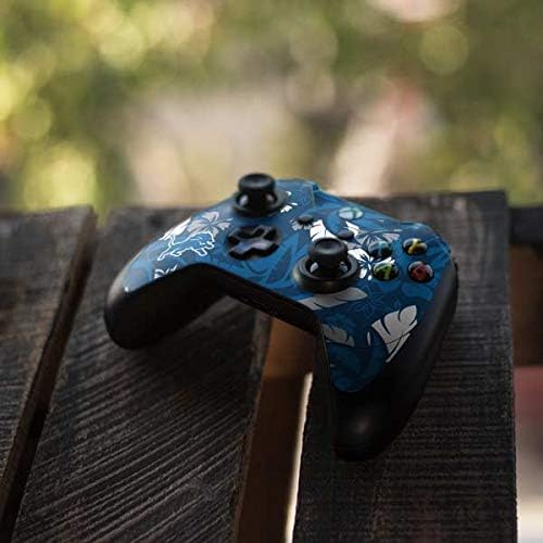 Skinit Decal Gaming Skin Compatible with Xbox One Elite Controller - Officially Licensed NFL Detroit Lions Tropical Print Design