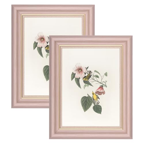 YoHyien Lot de 2 Cadres Photo Vintage 15x20 cm, Cadres Shabby Chic Muraux et de Bureau, Cadres Carte Postale Rétro à Suspendre Orientation Portrait & Paysage, Picture...