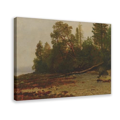 The Fallen Tree Albert Bierstadt décoration murale salon et bureau style nature