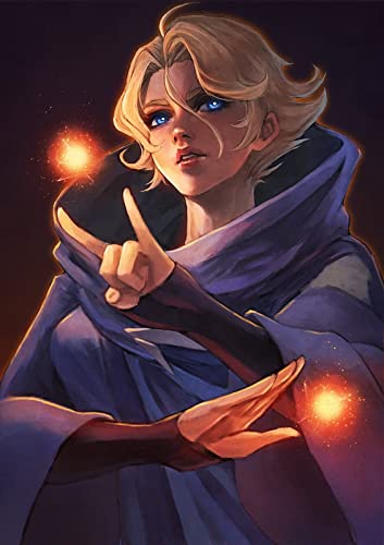 Posters World Sypha Belnades Castlevania Anime Blonde Blue Eyes Fireballs Matte Finish Paper Print Poster 12 x 18 inch (Multicolor) PW-9407