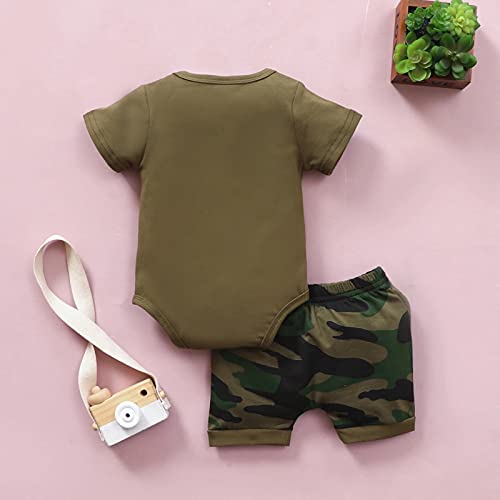 Roupas infantis para meninos com estampa de letras, manga curta, gola redonda, casual, macacão + sho