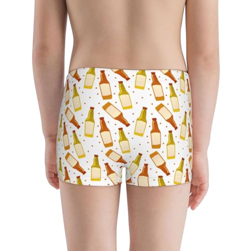Boys' Cotton Boxer Brief Soft Underwear-Beer Bottles3