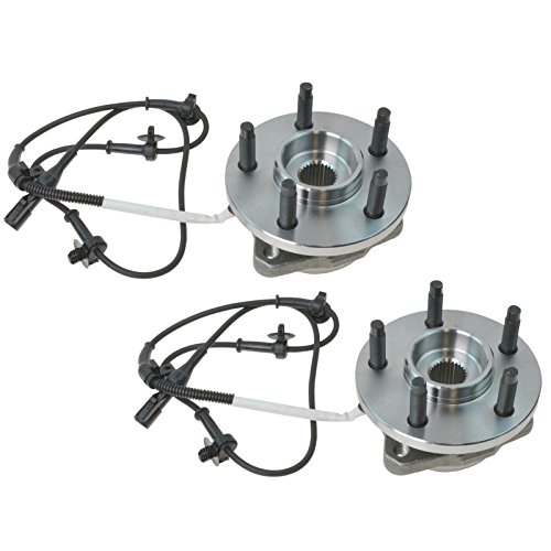 Image of TRQ Front Left and Right Wheel Bearing and Hub Assembly Set 2 Piece Compatible with 03 Ford Explorer Sport 4WD 03-05 Explorer Sport Trac 4WD 03-10 Ranger 4WD 03-09 Mazda B4000 05 B3000 4WD