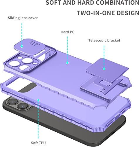 Coque iPhone 14 Pro Max antichoc blanche de 6.7 pouces avec béquille - 7