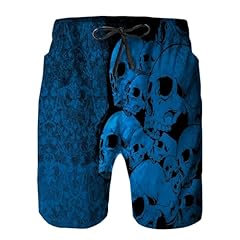 Blue and Black Skull