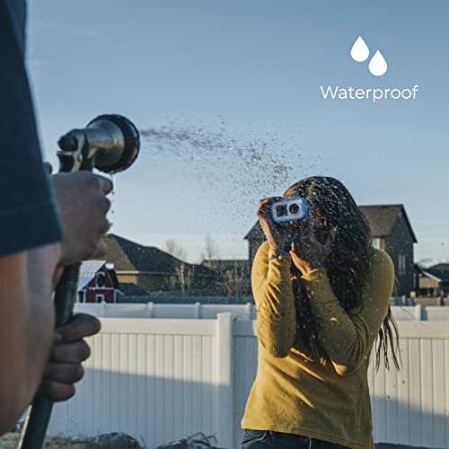 Image of Polaroid Dual Screen WiFi Action Camera 4K 18mp, Waterproof Sports Polaroid Camera with Built in Rechargeable Battery and Mounting Accessories for Vlogging, Sports, Traveling, Home Videos