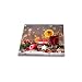 Produktbild decorwelt | Herdabdeckplatte 60x52 cm Ceranfeldabdeckung 1-Teilig Universal Elektroherd Induktion für Kochplatten Herdschutz Deko Schneidebrett Sicherheitsglas Spritzschutz Glas Weihnachten