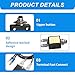 2 PCS 3 Amp&5 Amp Resettable Fuse, HVAC Tools Circuit Tester, for 32v Dc & 125/250v Ac Breakers, for Installing New HVAC System, Maintaining Existing One or Troubleshooting Electrical Problems