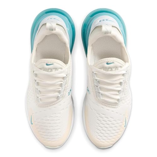 Nike Air Max 270 Big Kids' Shoes (Denim Turquoise/Light Silver/Soft Pearl)2