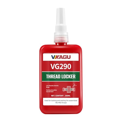 Image of VG290 Green Penetrating Thread Locker and Fixative- 8.45Oz /250 Ml-Seals and Locks Pre-Assembled Fasteners, Bearings - Prevents Loosening and Resists Corrosion -Penetrates Gaps as Small as 0.05 mm