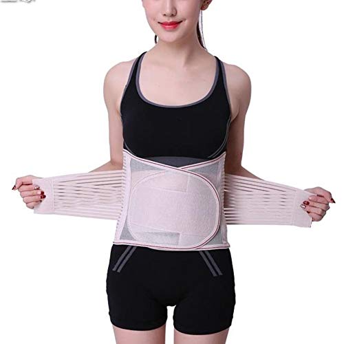 WCX Adaptación Faja Lumbar Cintura de Soporte Cinturón de Protección 5 Tiras Corrector...