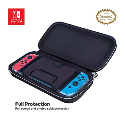 RDS – Officially Licensed Nintendo Switch Deluxe OLED, Nintendo Switch, & Switch Lite Game Traveler Case - Purple Ballistic Nylon, Viewing Stand, & Bonus Game Cases, #1 Selling Case in USA
