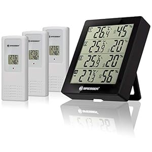 Bresser Temperature Station Weather Station Temeo Quadro Thermometer/Hygrometer