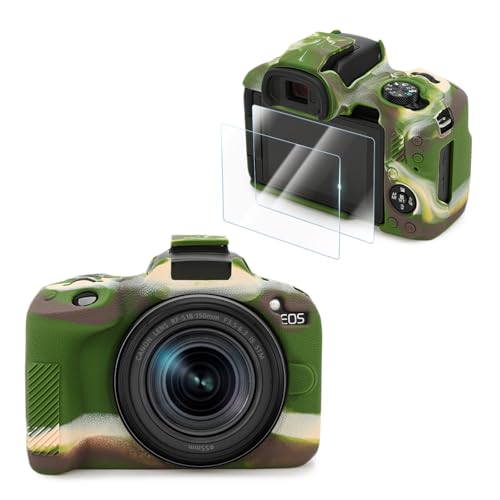 VOVMOEYA Lm CANON EOS R50ƌ JیP[X[KXtB2t 9H 0.25mm]AEOS R50{fBP[X \tgȃVR ~[XJJo[ y Sʕی Orڑ\ ϏՌ ~