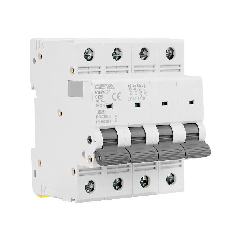 Disjoncteur Électrique 4P de Répartition Triphasée Courbe C 100A 400V 6KA