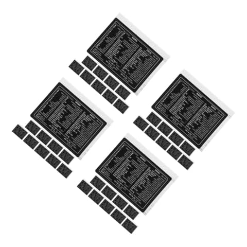 Autocollants Clavier EXCEART 4 Ensembles Cover