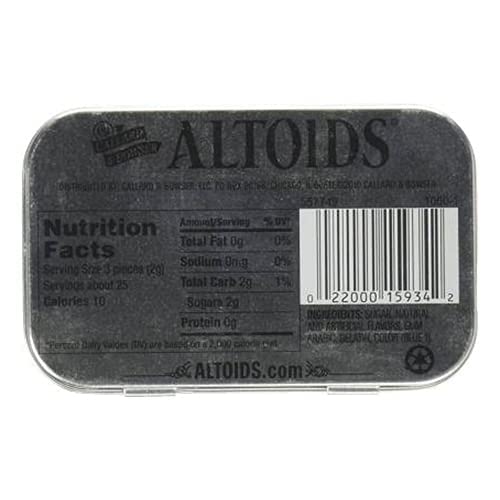ALTOIDS Wintergreen Mints Singles Size 1.76-Ounce Tin