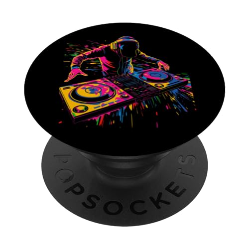 Pop Art - Giradischi per DJ Disc Jockey PopSockets PopGrip Intercambiabile