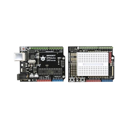 DFRobot Beginner-Friendly Starter Kit for Arduino: Learn Electronics with Labeled Components (with Uno R3 Inside)