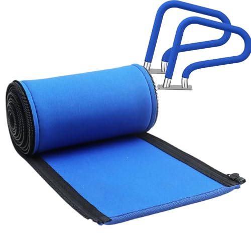 Cubierta para carga de mano de espuma para piscina, agarre de mano, cubierta antideslizante, cremalleras no transitorias, riel de mano, funda antiescala, rieles de seguridad, gripee para piscinas de