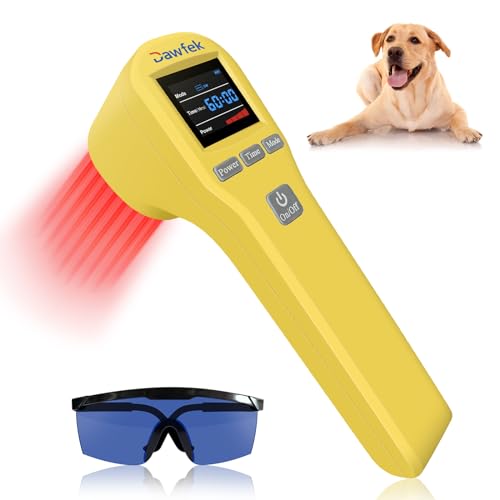 Dawfek Laser Therapy for Dogs, 4x808nm+16x650nm, Laser Therapy Devices for Pain Relief, Cold Laser for Horses, Pet Cold Laser Therapy Device, Cold Laser Therapy Machine for Cats, Animals