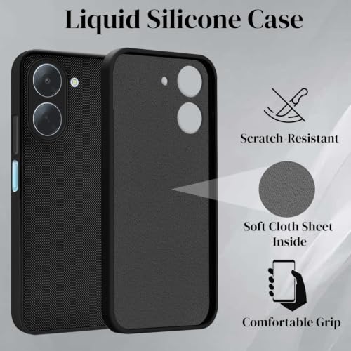 Image of Jkobi Rubberised Back Cover Case for Redmi A7 4G (Textured Grip Design | Micro-Fiber Cloth Inside | Slim and Light Weight | Soft Touch and Feel)