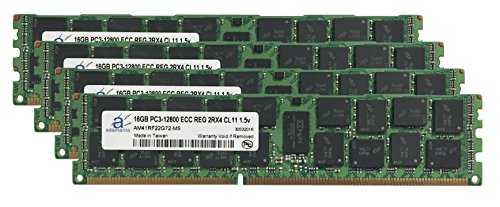 Adamanta 64 GB ( 4 x 16gb )T[o[AbvO[hDell PowerEdge r715 ddr3 1600 MHz pc3 ? 12800 ECC Registered 2rx4 cl11 1.5 V