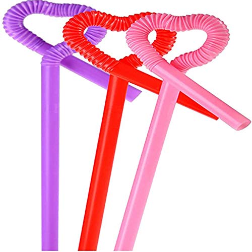 100 pitillos flexibles de plástico, colores variados, 10.2 in miniatura 4