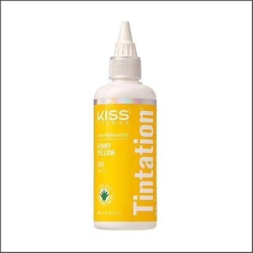 Vista 40 de Kiss Tintation Tratamiento de color semi-permanente para el cabello, 5.0 US fl oz (148 ml), rojo oscuro (Red Velvet)