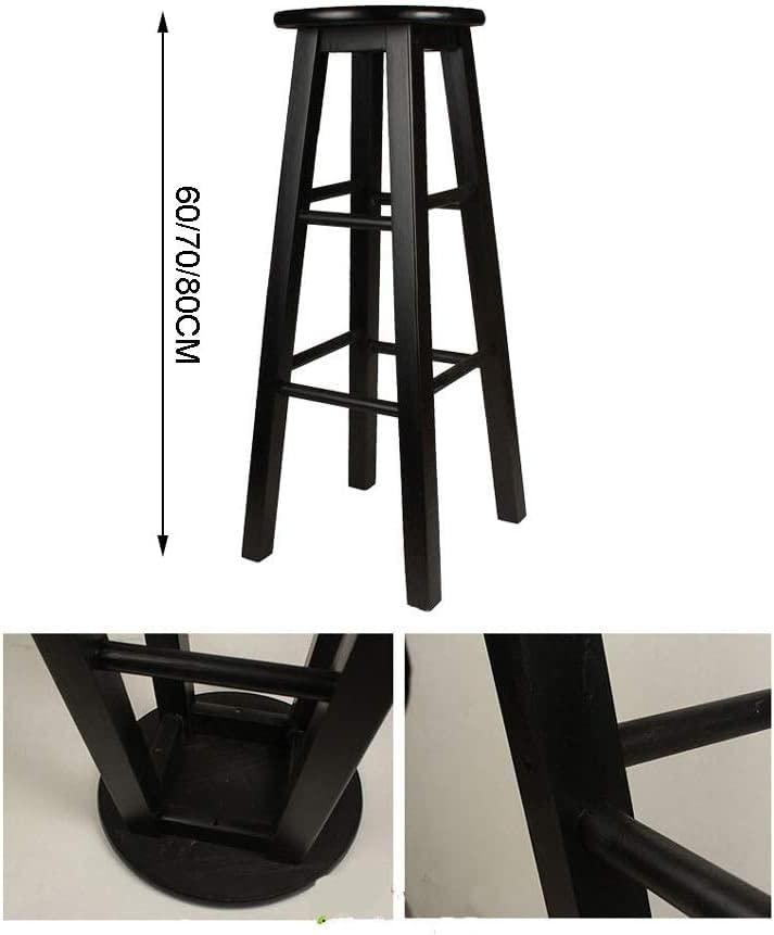 Taburete escalonado escalera multiusos de madera de 80cm de altura 2