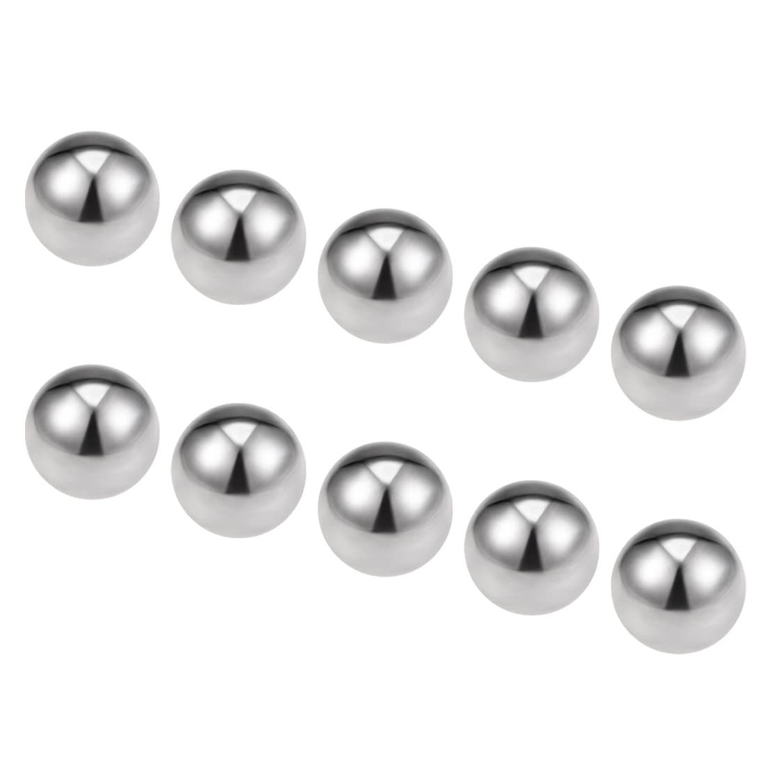 PATIKIL 3/32" Precision Sfere, Sfere Acciaio 100pz Cuscinetto Sfere 440C Acciaio Inox G25 Sfere Metalliche Palline Magnetiche Bici