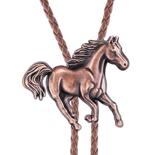Image of Jeilwiy Bolo Tie for Men, Western Bolero Tie Cowboy Ties Native American Cowgirl Bolo Tie Accessories for Men Women