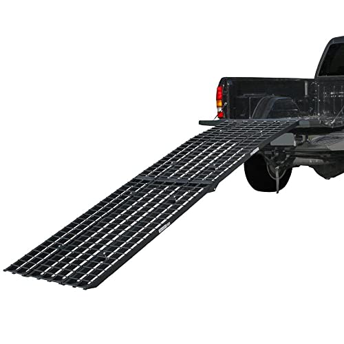 Black Widow 12' Motorcycle Loading Ramp, Extra-Wide, 1,500 lb, Aluminum