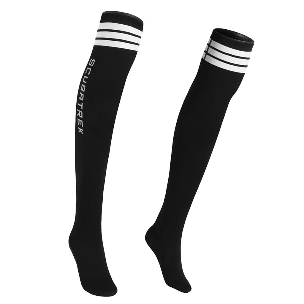SM SunniMix Neopren 1,5 Mm Flossensocken Wassersport Schnorcheln Tauchen Socken Neoprenanzug für Frauen Lady Girls, Schwarz L