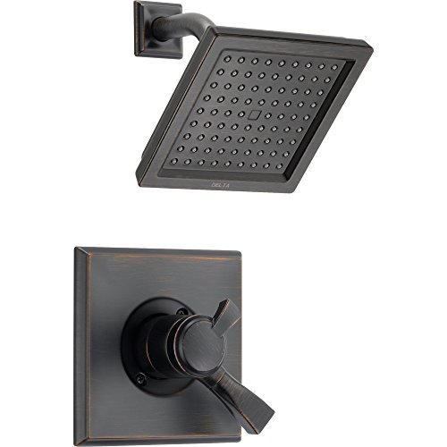 Delta Faucet Dryden 17 Series Dual-Function Shower Trim Kit with Single-Spray Touch-Clean Shower Head, Venetian Bronze T17251-RB (Valve Not Included)
