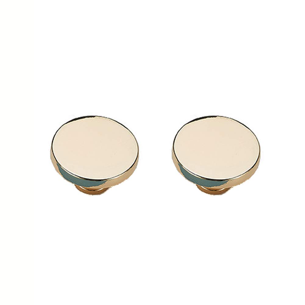 Dreneco 2 Pack Door Knobs Drawer Knobs Cupboard Knobs Drawer Handles Cupboard Handles Cabinet Pulls (Single Hole, Gold)