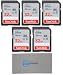 SanDisk 32 GB Class 10 SD HC Ultra Flash Memory Card - 5 Pack (SDSDUNC-032G-GN6IN) With Everything But Stromboli (tm) MicroFiber Cleaning Cloth