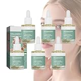 LuxevéRia Collagen Anti-Aging Serum, Anti-Falten-Lifting-Serum, Feuchtigkeitsspendende Essenz für reife Haut, hochwirksame Essenz zur Porenverfeinerung, für alle Hauttypen geeignet (6 PCS)