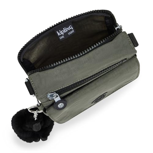 Kipling Eldorado Minibag Sac à bandoulière léger en nylon pour femme, Mousse, 0.75''L x 7.75''H x 6''D – vue 3