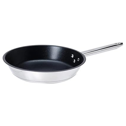 Digital Shoppy 365+ Frying pan, Stainless Steel/Non-Stick Coating 24 cm (9 