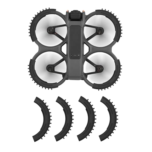 FSIDIWT Avata 2 Propeller Guard Protector for DJI Avata 2 Drone Protective Bumper Anti-Collision Shockproof Prop Protector for DJI Avata 2 Accessories (Black)