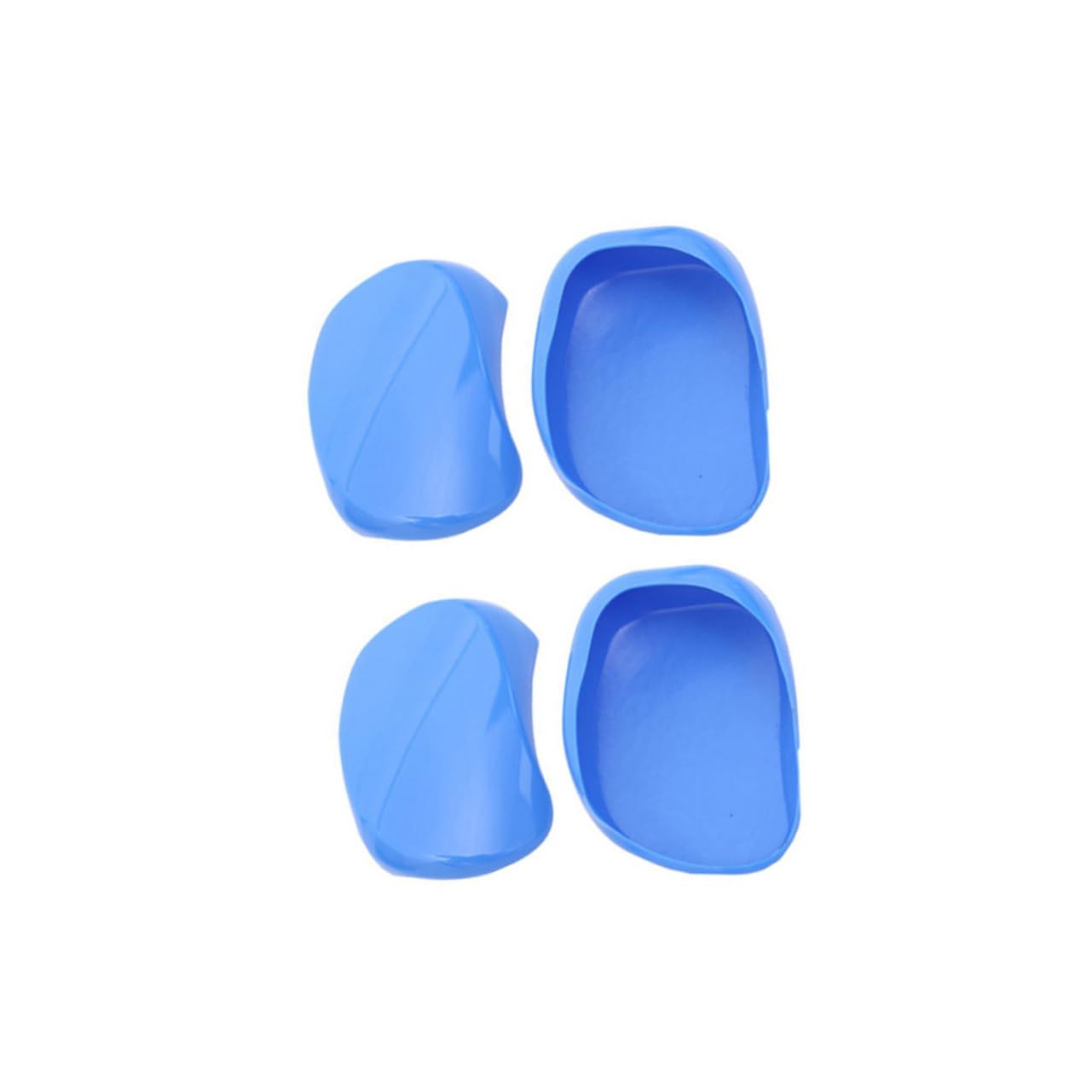 FRCOLOR Hair Coloring Ear Protectors 4pcs Hair Dye Earmuffs for Home Use Salon Ear Cover for Women Random Color