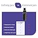 Infinity Jars 5 Ml (.17 fl oz) Black Ultraviolet Glass Fine Mist Spray Bottle Cleaning Products Refillable Containers Homemade Perfume Blends Room, Sprays Bath Beauty Hair, Screw Top Bottles