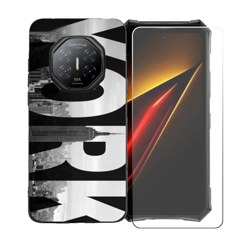 BMPNLSZ �K�p Doogee S300 Pro+HD�����K���X�ɓK�����ėpTPU�ی�J�o�[�A�V���J�Q���V�F���o���p�[�ی�o�b�N�V�F��-�K�p Doogee S300 Pro�ɓK����9�d�x�X�N���b�`�h�~�X�N���[���ی�J�o�[ BST5