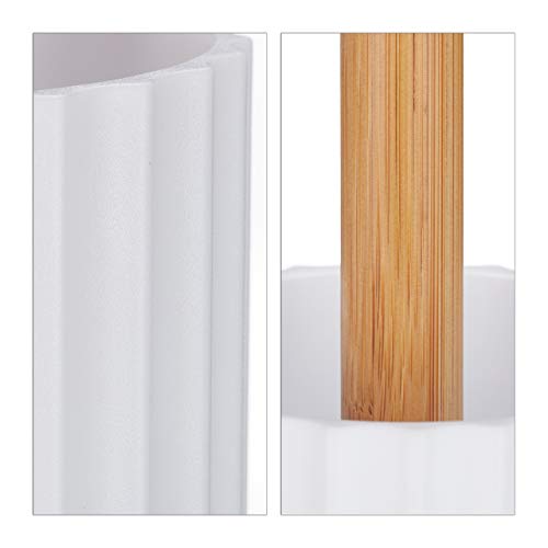 Relaxdays Portascopino WC, Accessorio da Bagno