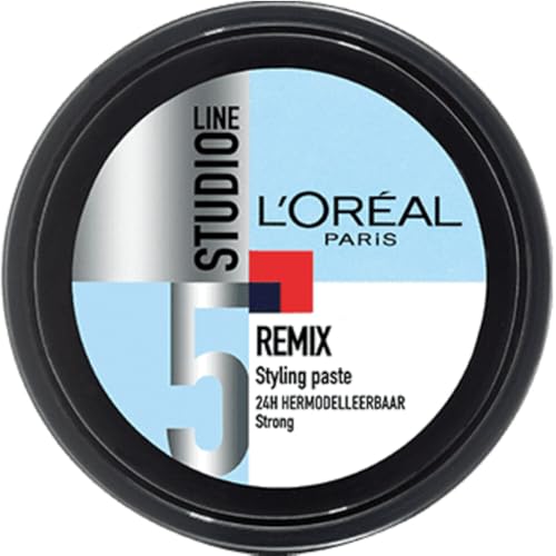 L'Oreal Studio Line Remix Remix Strong Hold - Cera para el cabello (6 unidades, 150 ml)